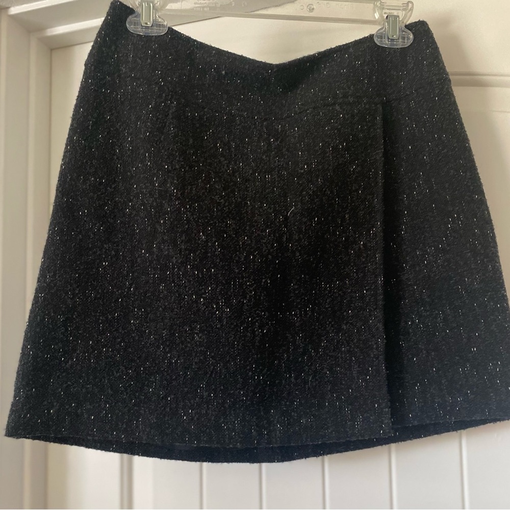 Kenar Black A-Line Skirt
